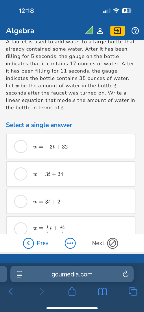 a faucet is used to add water to a large bottle that already contained …