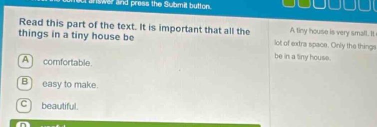 read this part of the text. it is important that all the things in a ti…