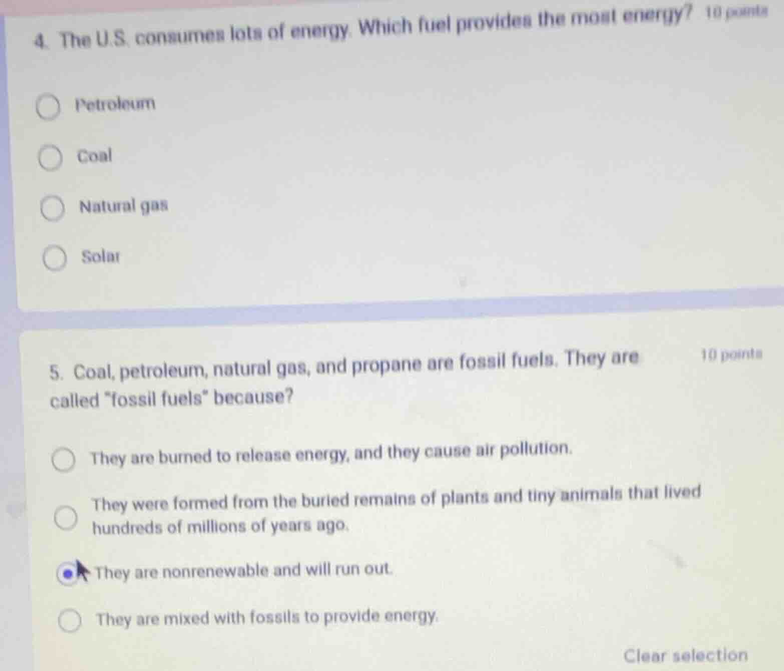 4. the u.s. consumes lots of energy. which fuel provides the most energ…