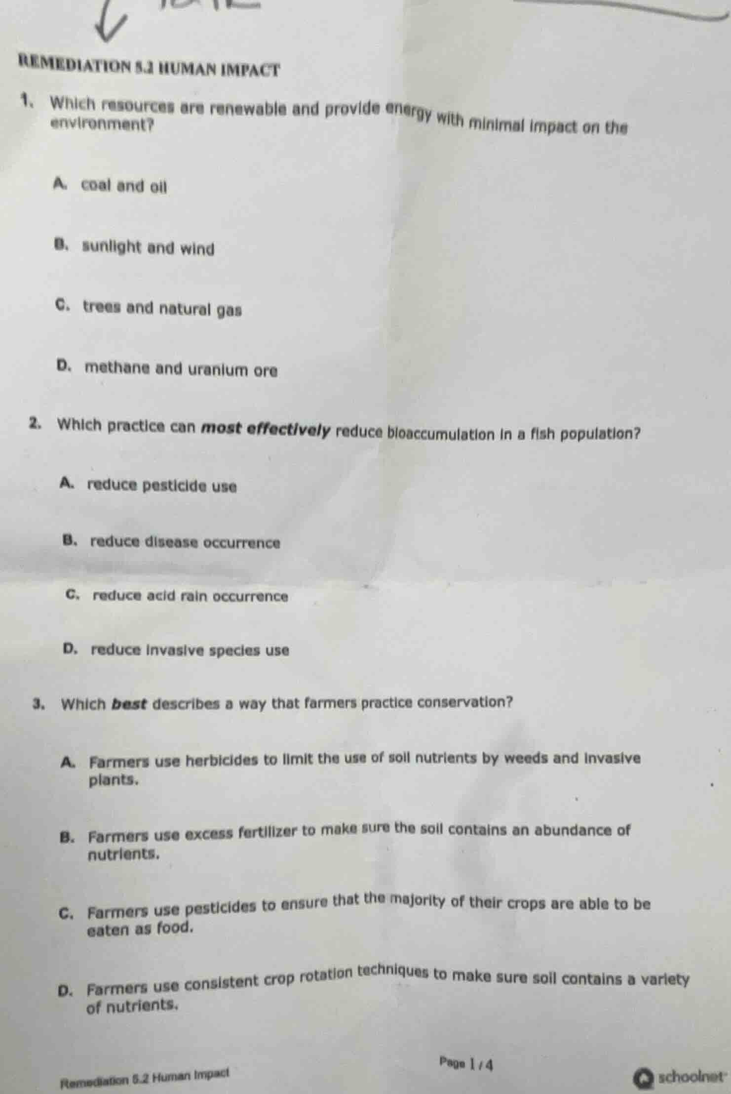 remediation 5.2 human impact 1. which resources are renewable and provi…