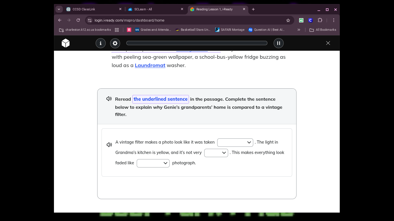 with peeling sea-green wallpaper, a school-bus-yellow fridge buzzing as…