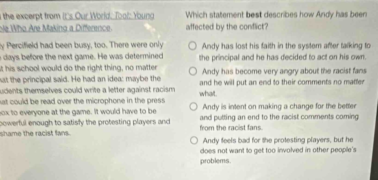 the excerpt from its our world, too!: young people who are making a dif…