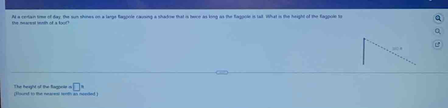 at a certain time of day, the sun shines on a large flagpole causing a …