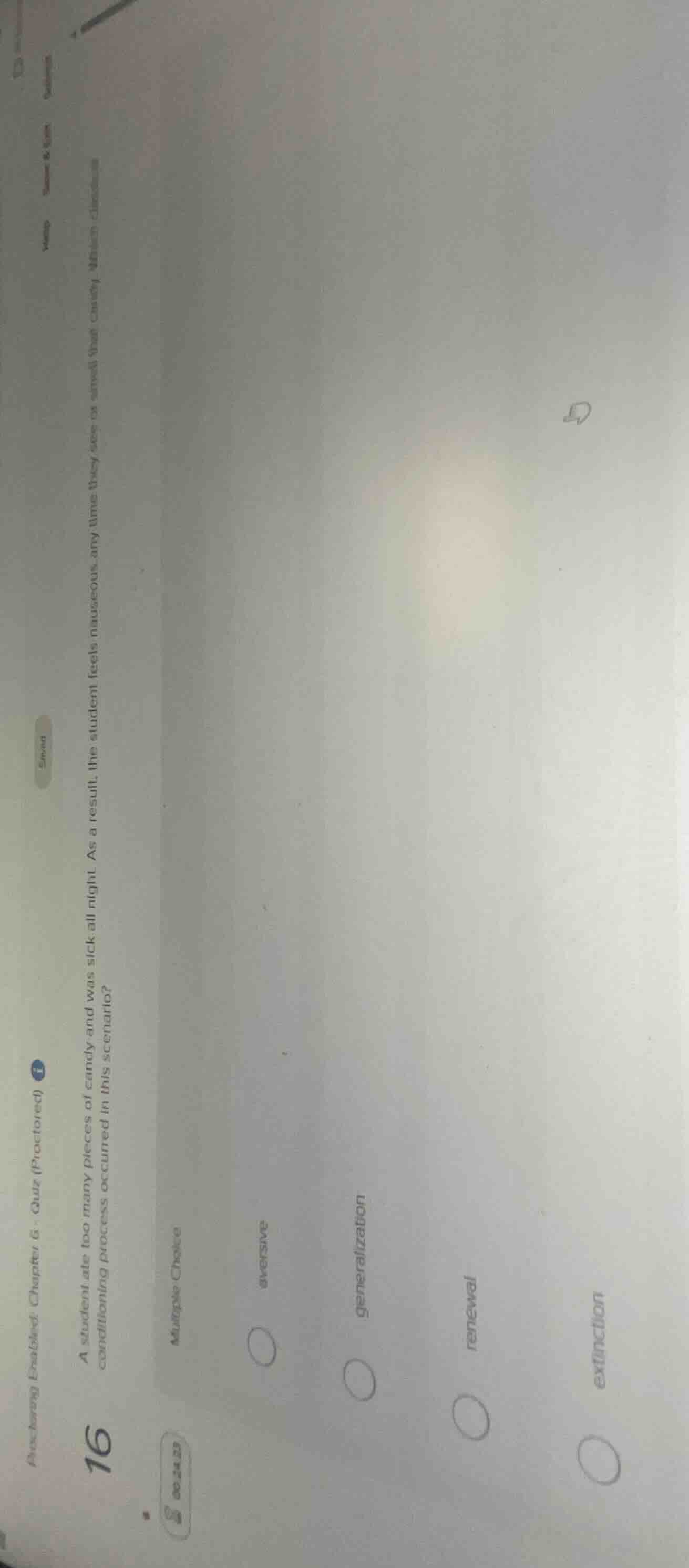 proctoring enabled: chapter 6 - quiz (proctored)16a student ate too man…