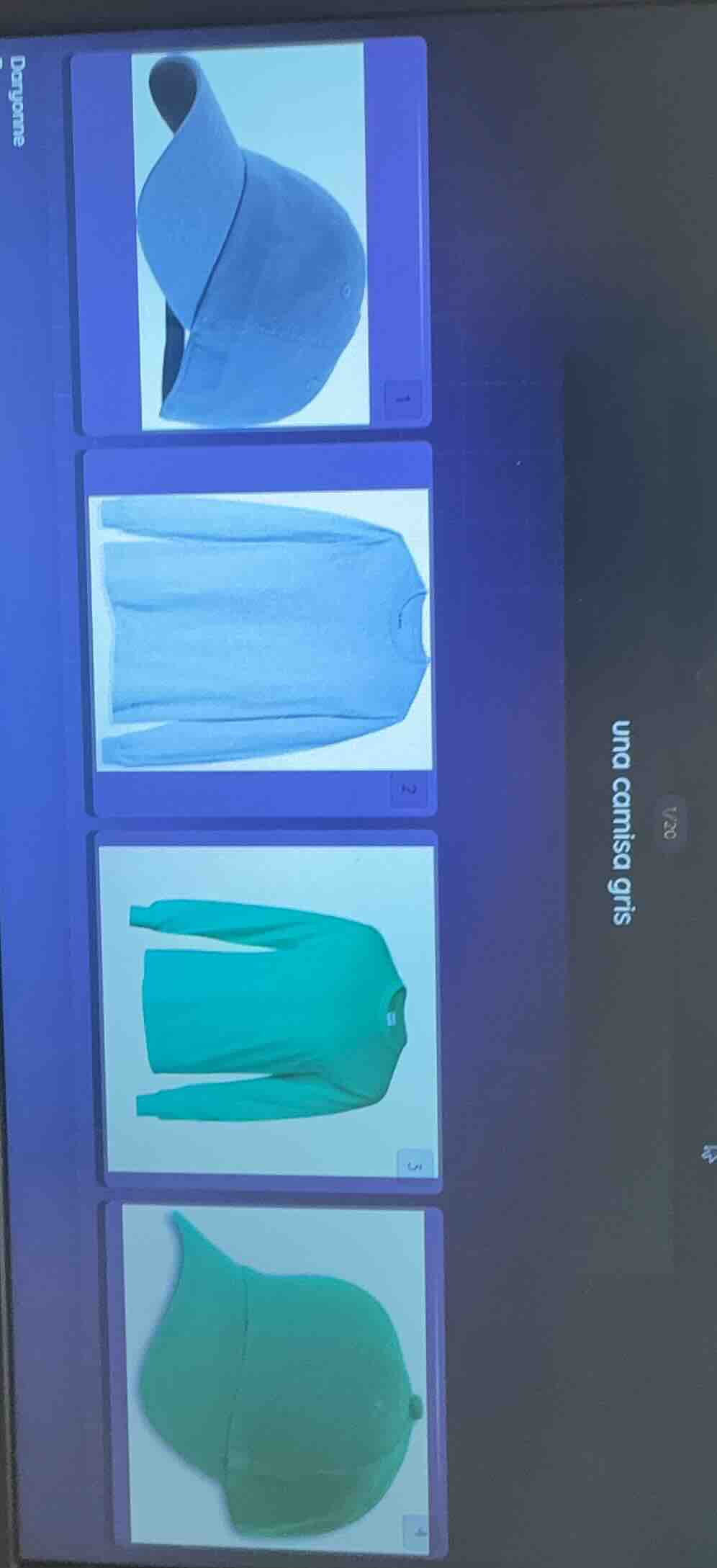 1/20 una camisa gris