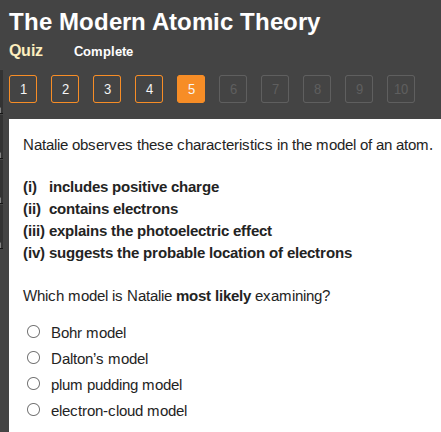 the modern atomic theory quiz complete 1 2 3 4 5 6 7 8 9 10 natalie obs…