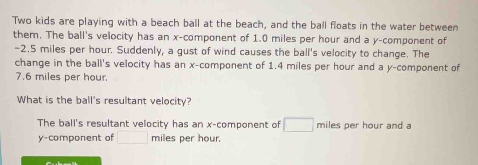 two kids are playing with a beach ball at the beach, and the ball float…