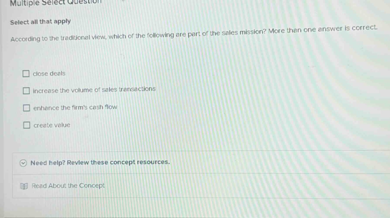 multiple select question select all that apply according to the traditi…