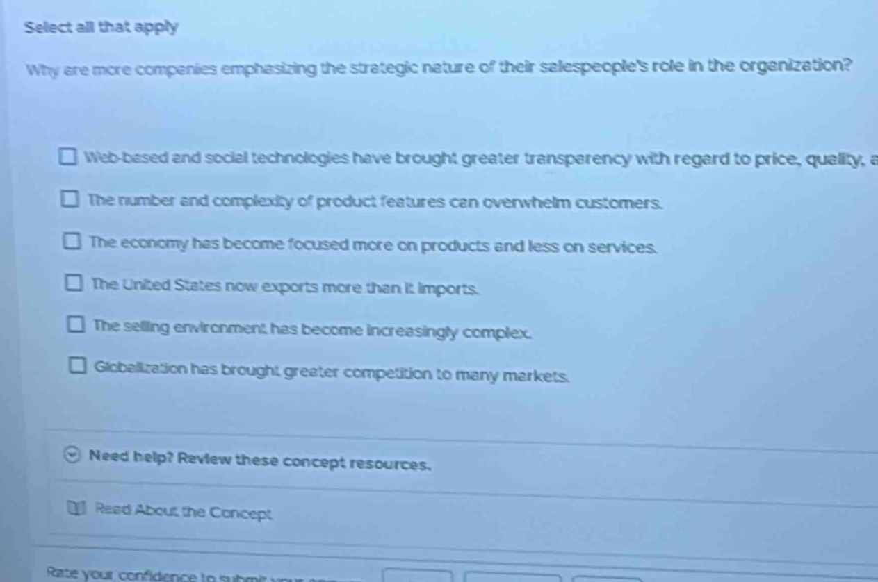 select all that apply why are more companies emphasizing the strategic …