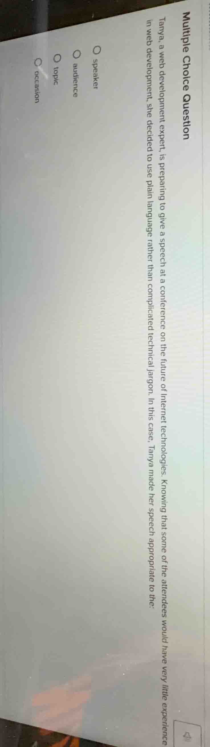 multiple choice question tanya, a web development expert, is preparing …