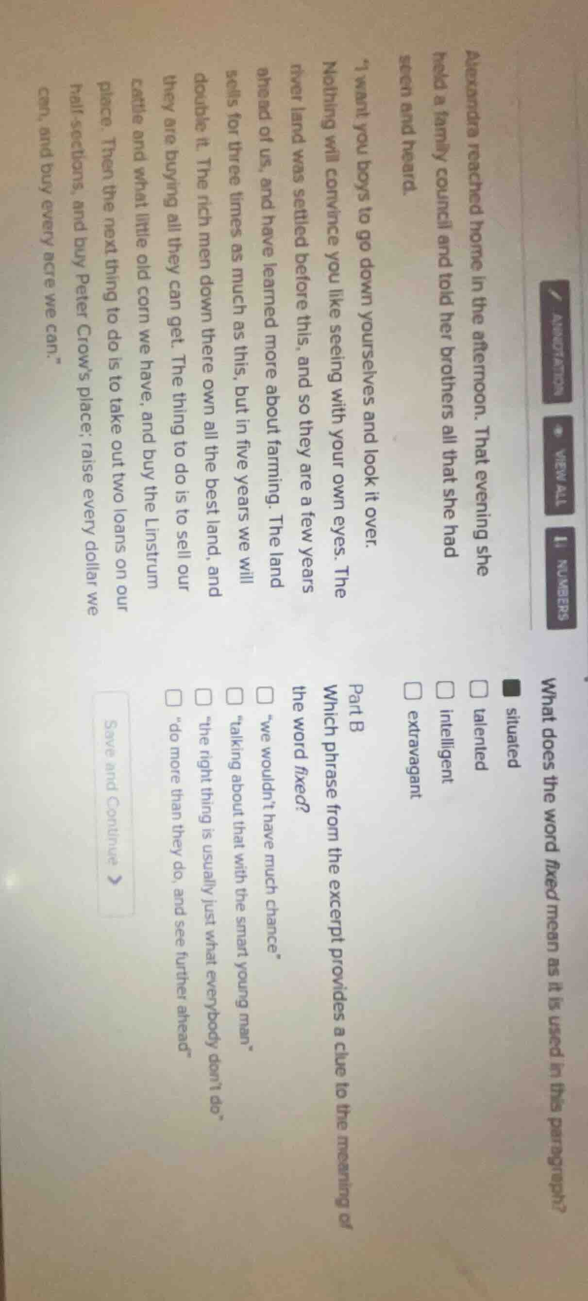 alexandra reached home in the afternoon. that evening she held a family…