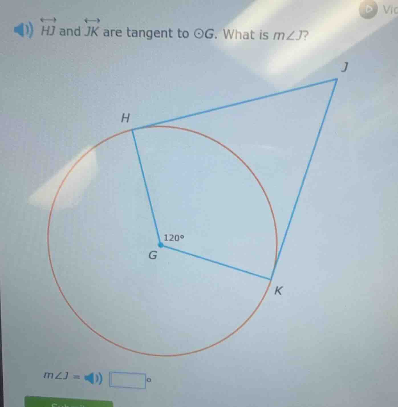 $overleftrightarrow{hj}$ and $overleftrightarrow{jk}$ are tangent to $o…