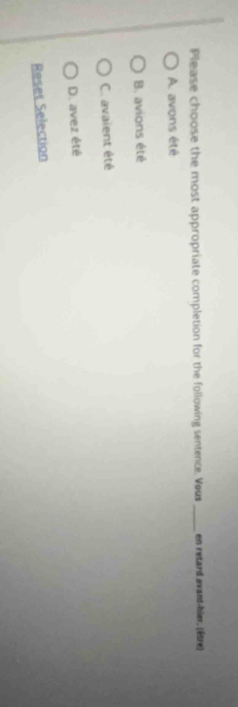 please choose the most appropriate completion for the following sentenc…