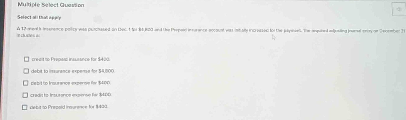 multiple select question select all that apply a 12-month insurance pol…