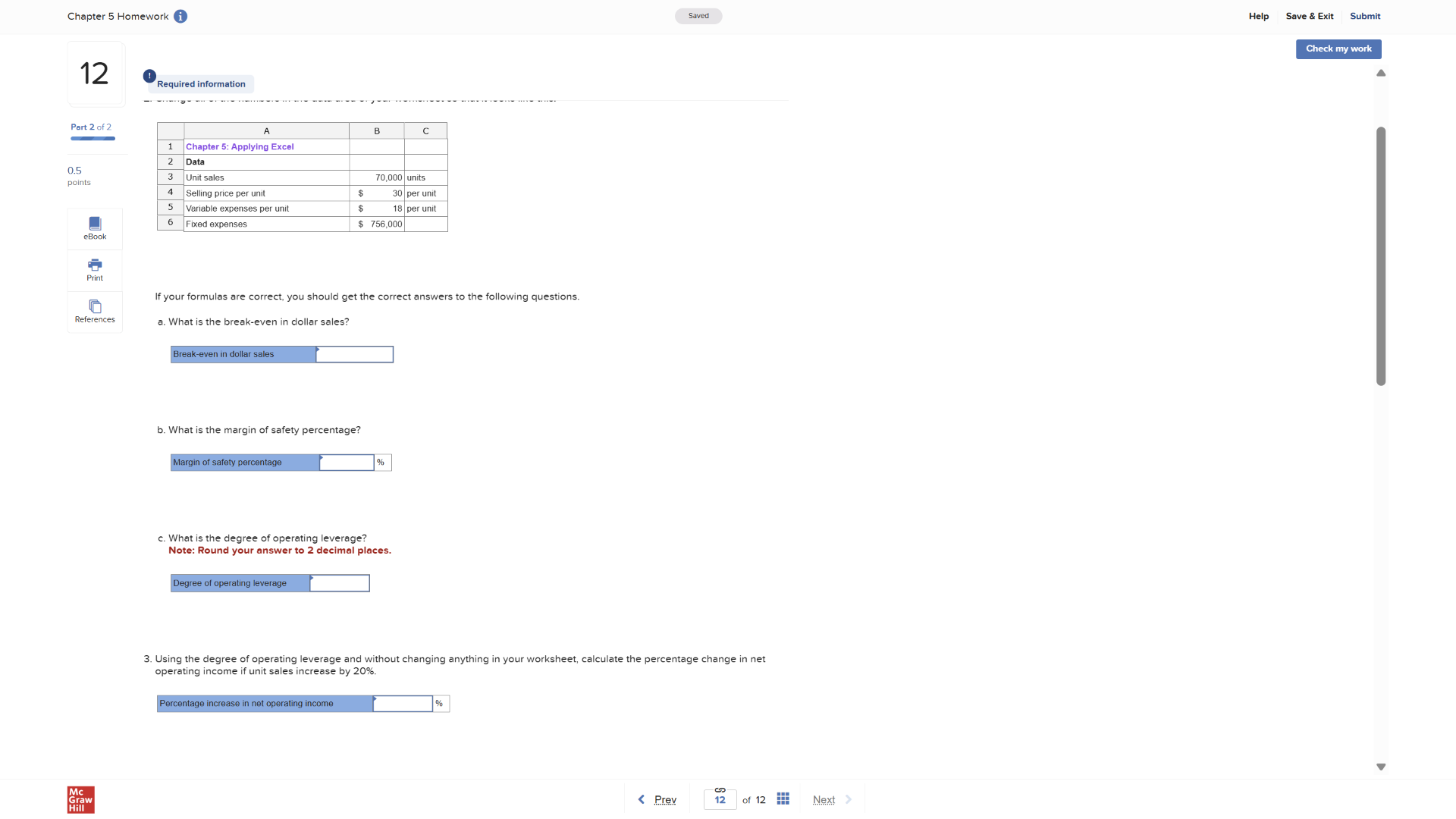 chapter 5 homework12part 2 of 20.5 pointsrequired information1 chapter …