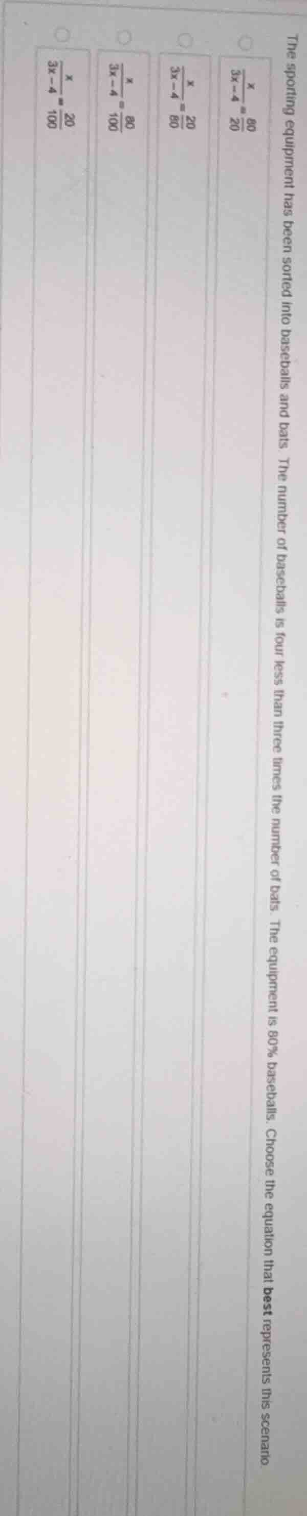 the sporting equipment has been sorted into baseballs and bats. the num…