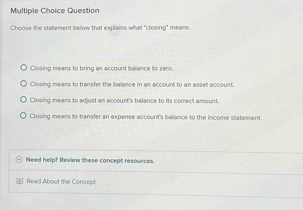 multiple choice question choose the statement below that explains what …