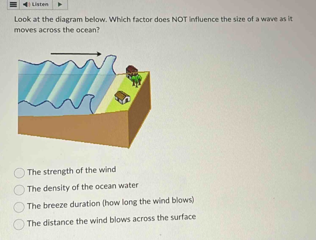 look at the diagram below. which factor does not influence the size of …