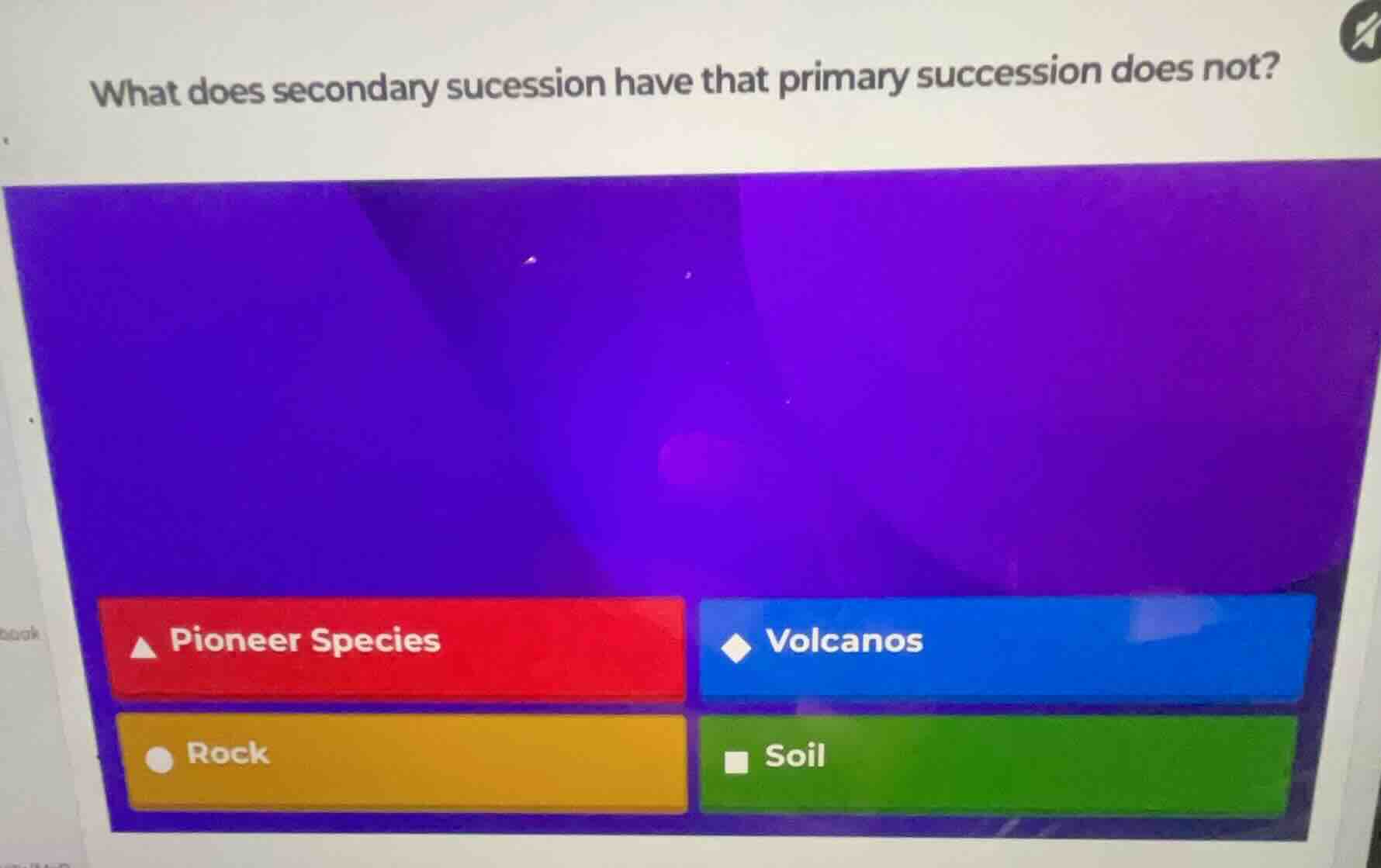 what does secondary sucession have that primary succession does not? pi…