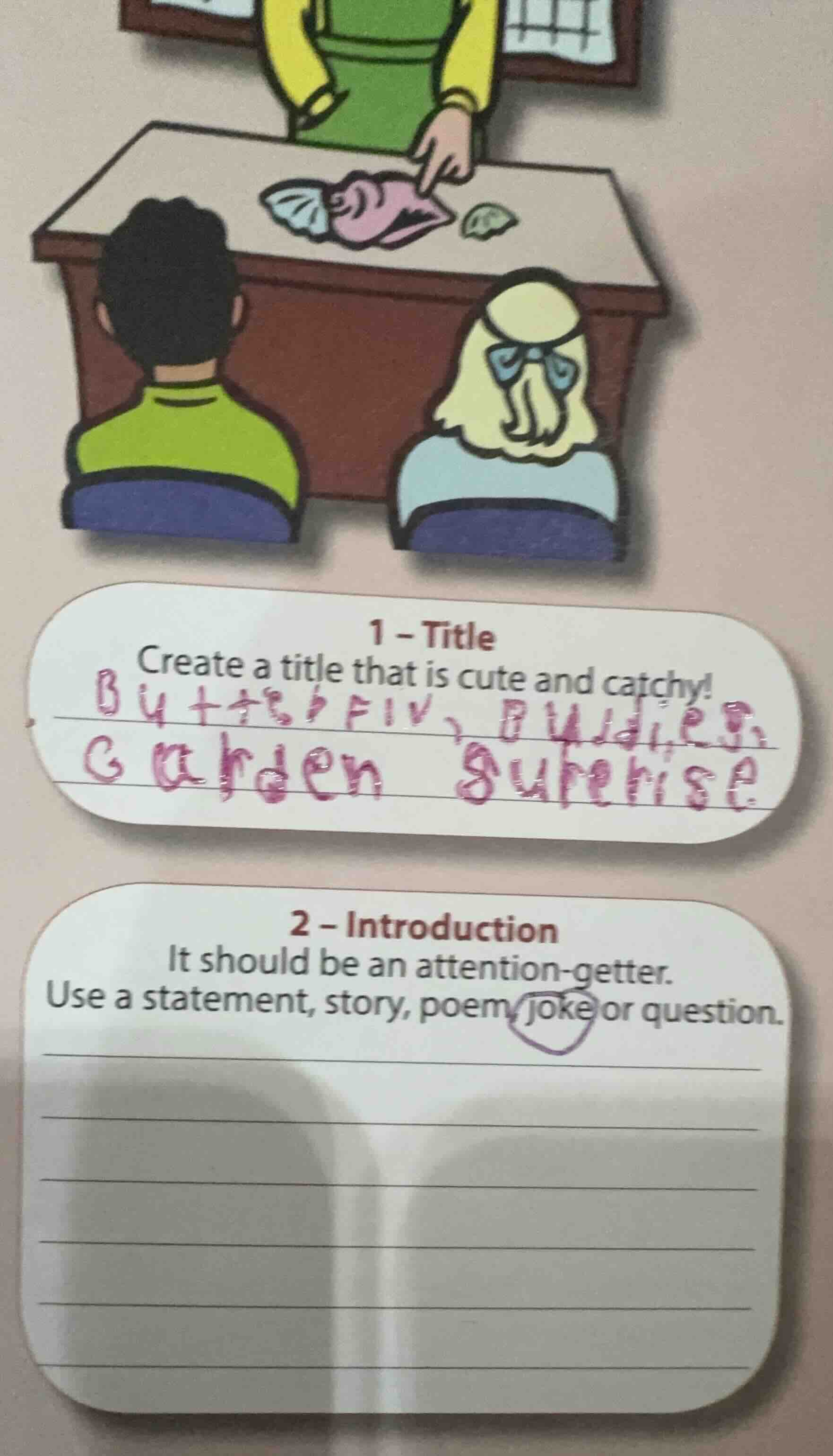 1 – title create a title that is cute and catchy! butterfly buddies gar…