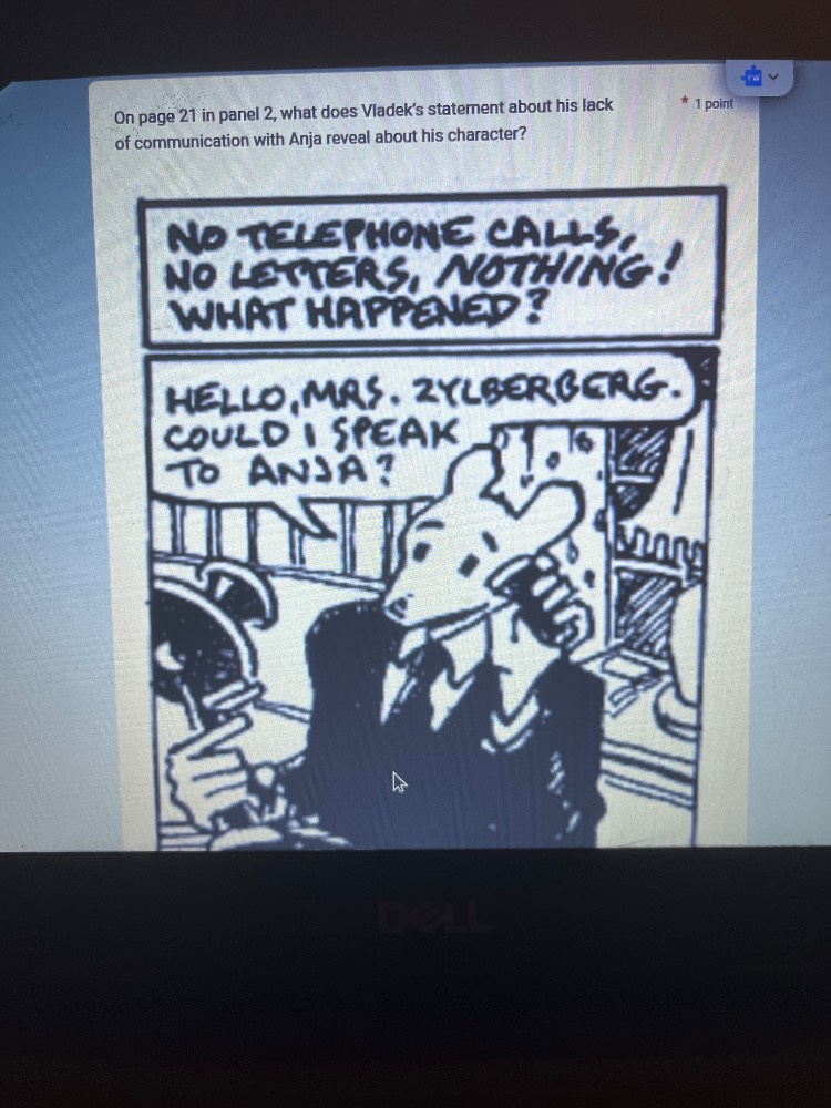 on page 21 in panel 2, what does vladeks statement about his lack of co…