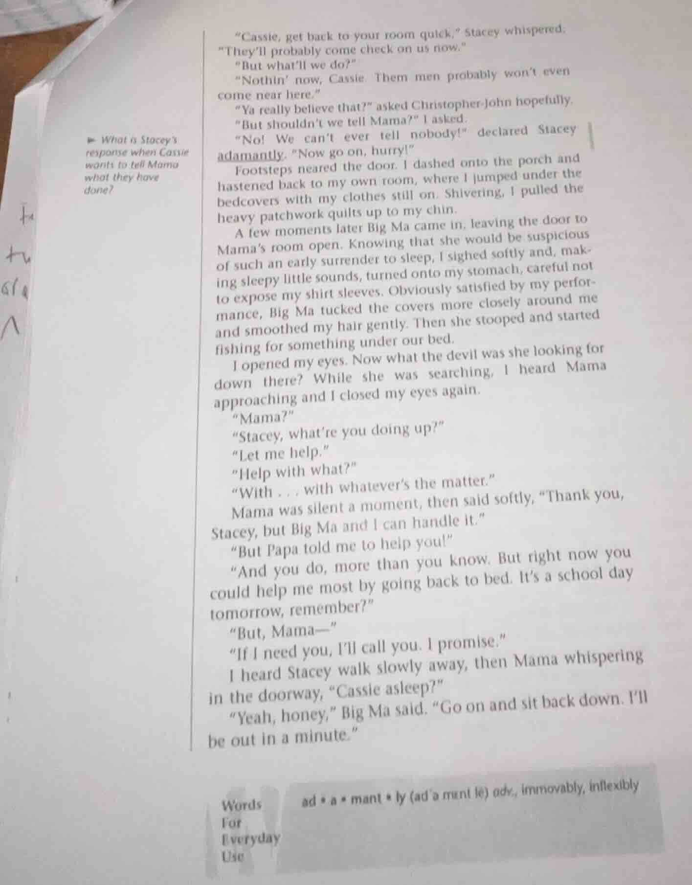 \cassie, get back to your room quick,\ stacey whispered.\theyll probabl…