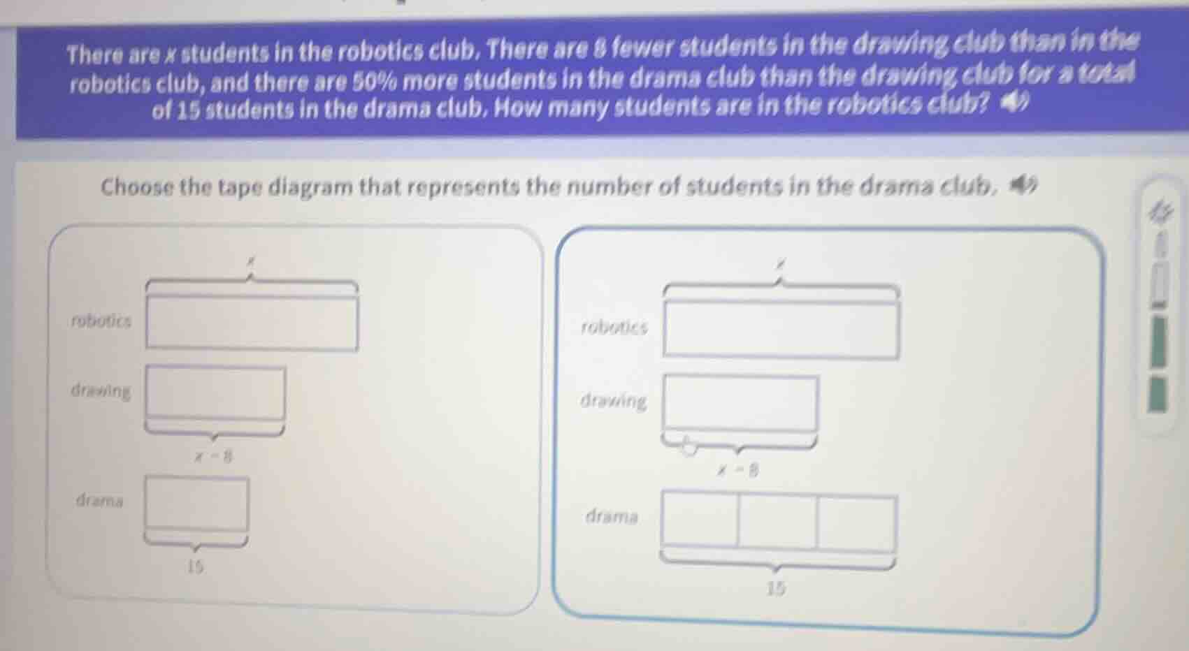 there are $x$ students in the robotics club. there are 8 fewer students…