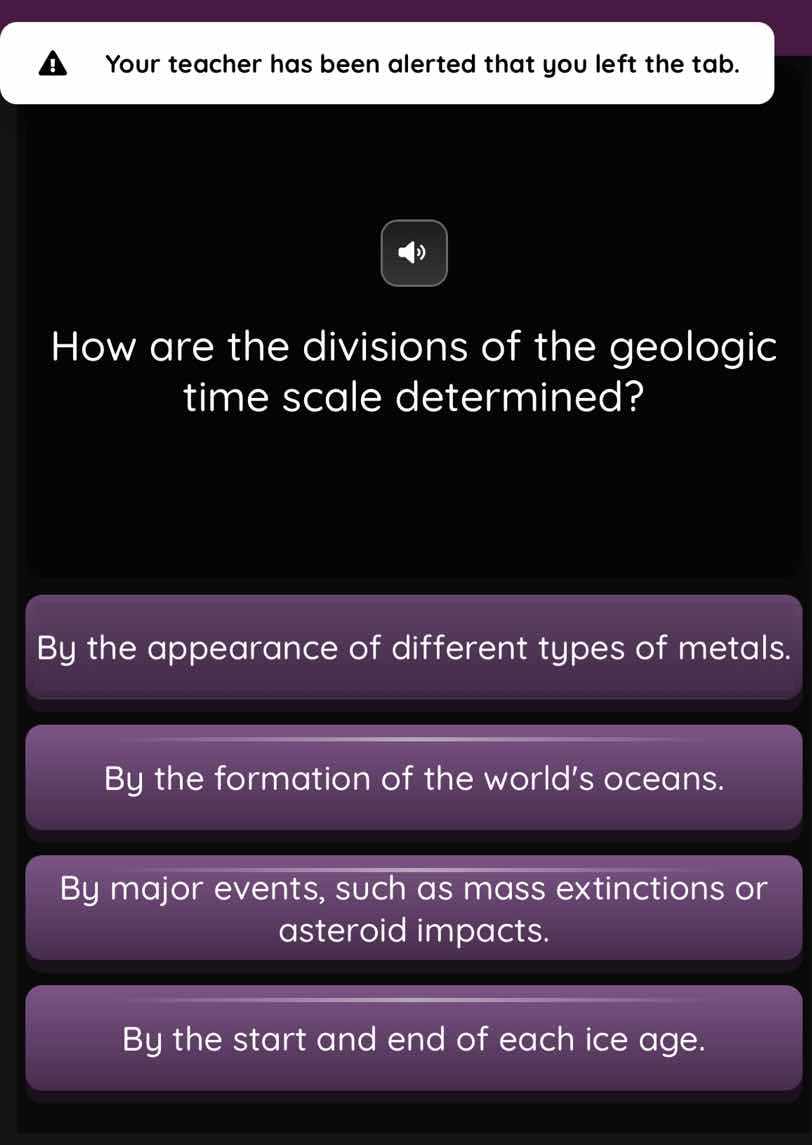 ⚠️ your teacher has been alerted that you left the tab. how are the div…