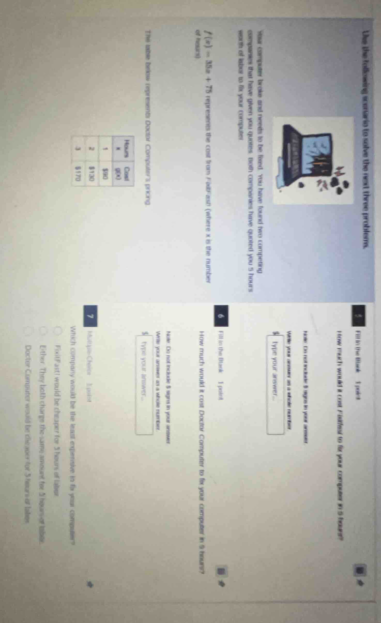 use the following scenario to solve the next three problems.your comput…