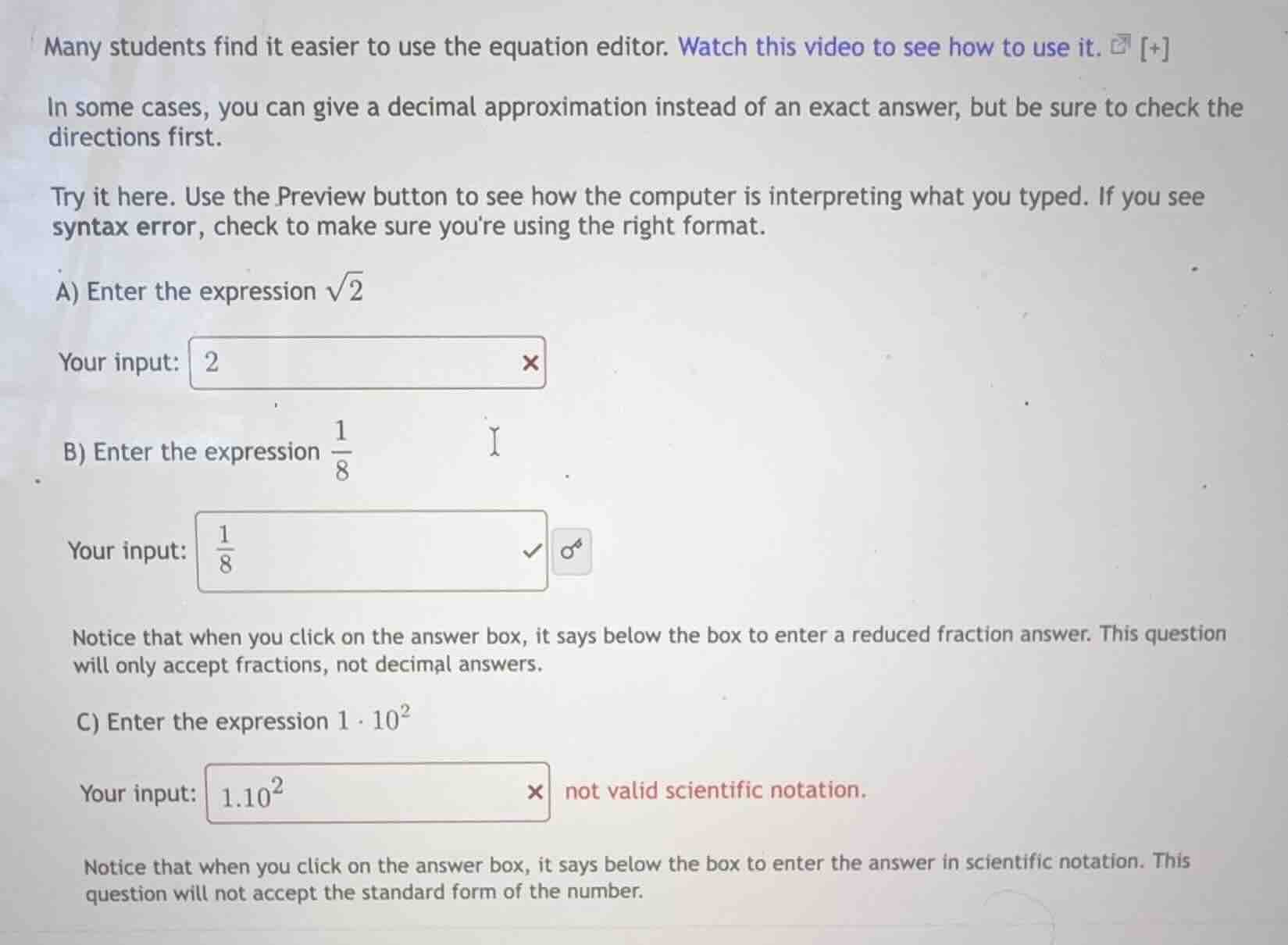 many students find it easier to use the equation editor. watch this vid…