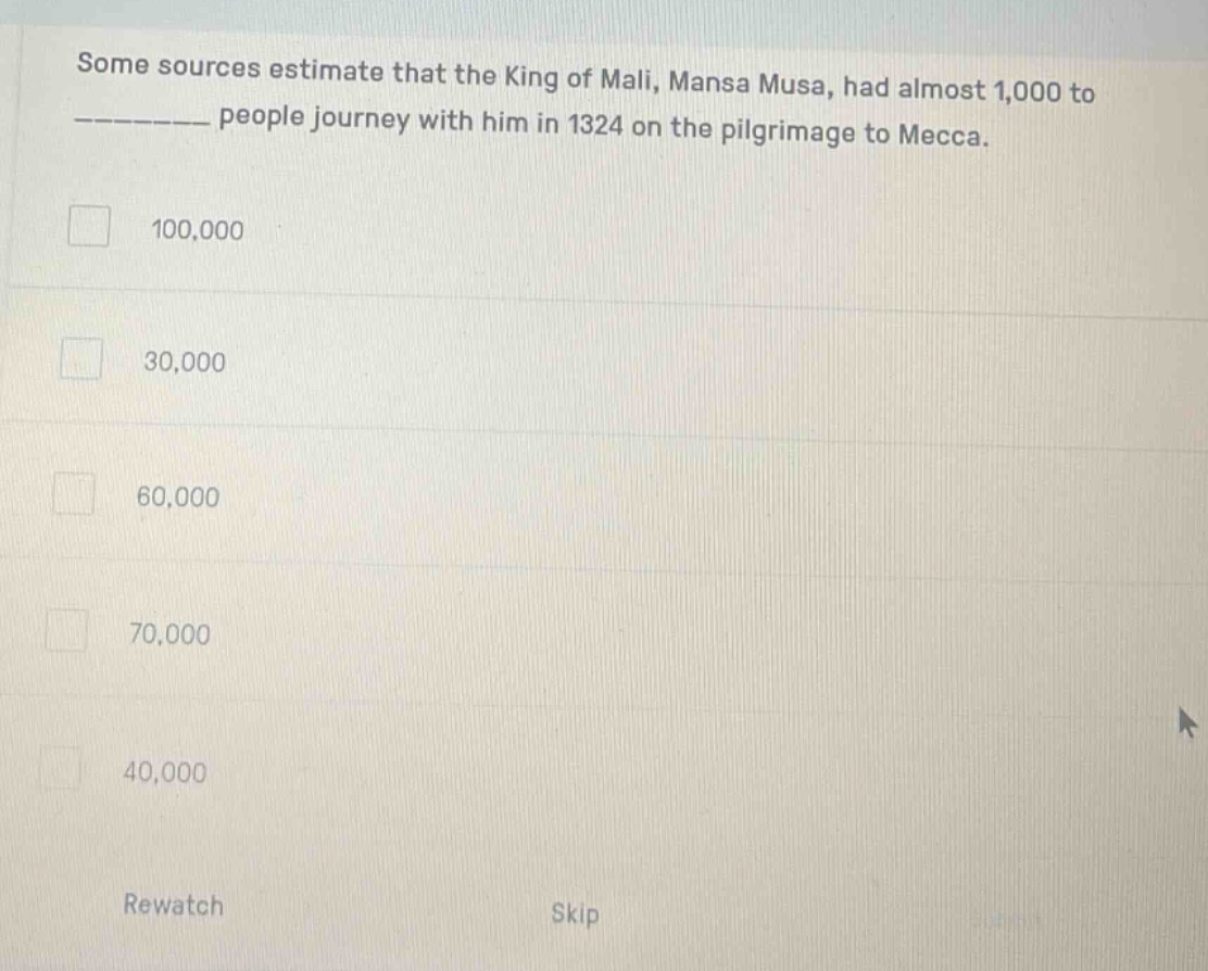 some sources estimate that the king of mali, mansa musa, had almost 1,0…
