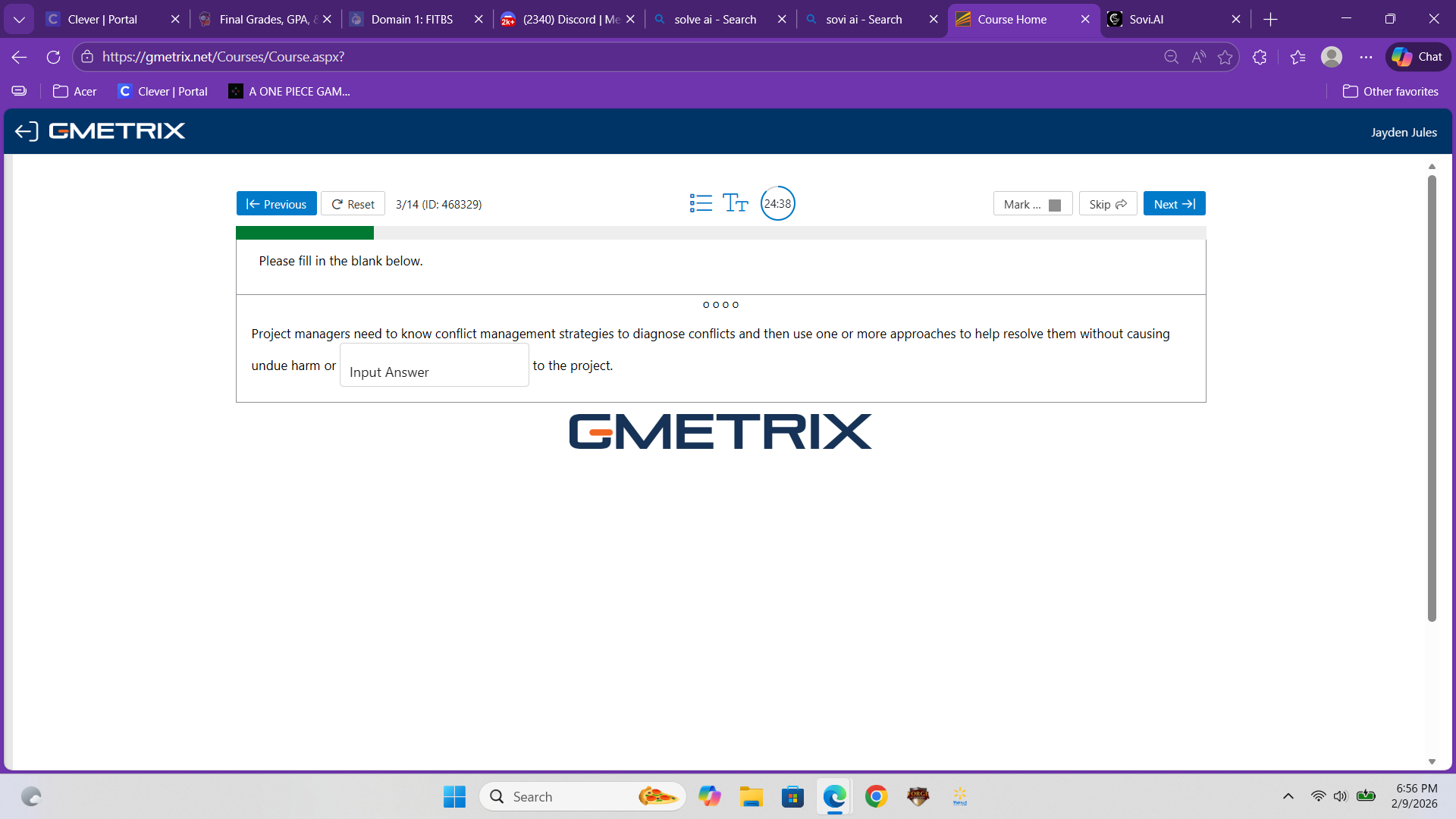 please fill in the blank below. project managers need to know conflict …