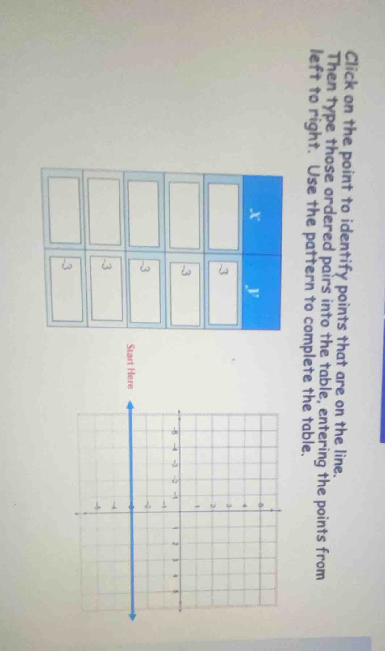 click on the point to identify points that are on the line. then type t…