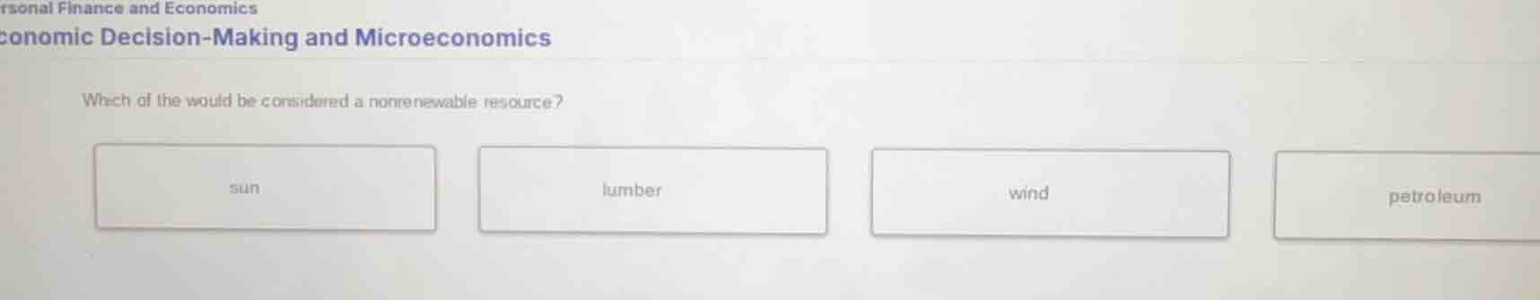 rsonal finance and economics conomic decision-making and microeconomics…