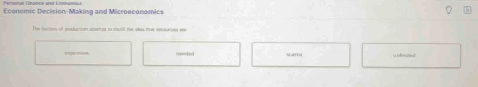 personal finance and economics economic decision-making and microeconom…