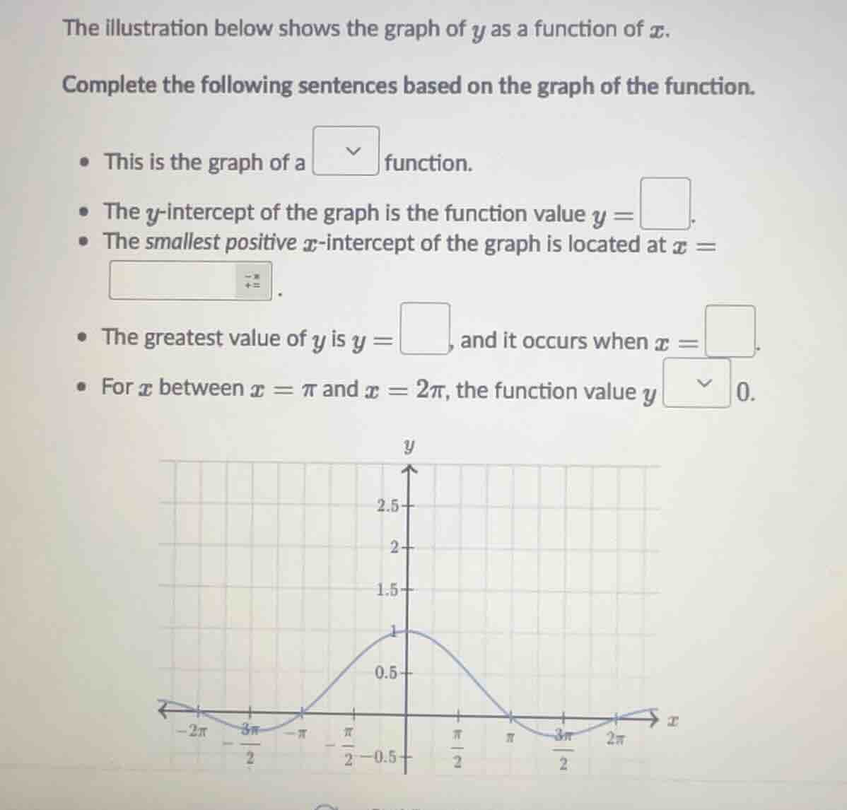 the illustration below shows the graph of $y$ as a function of $x$. com…