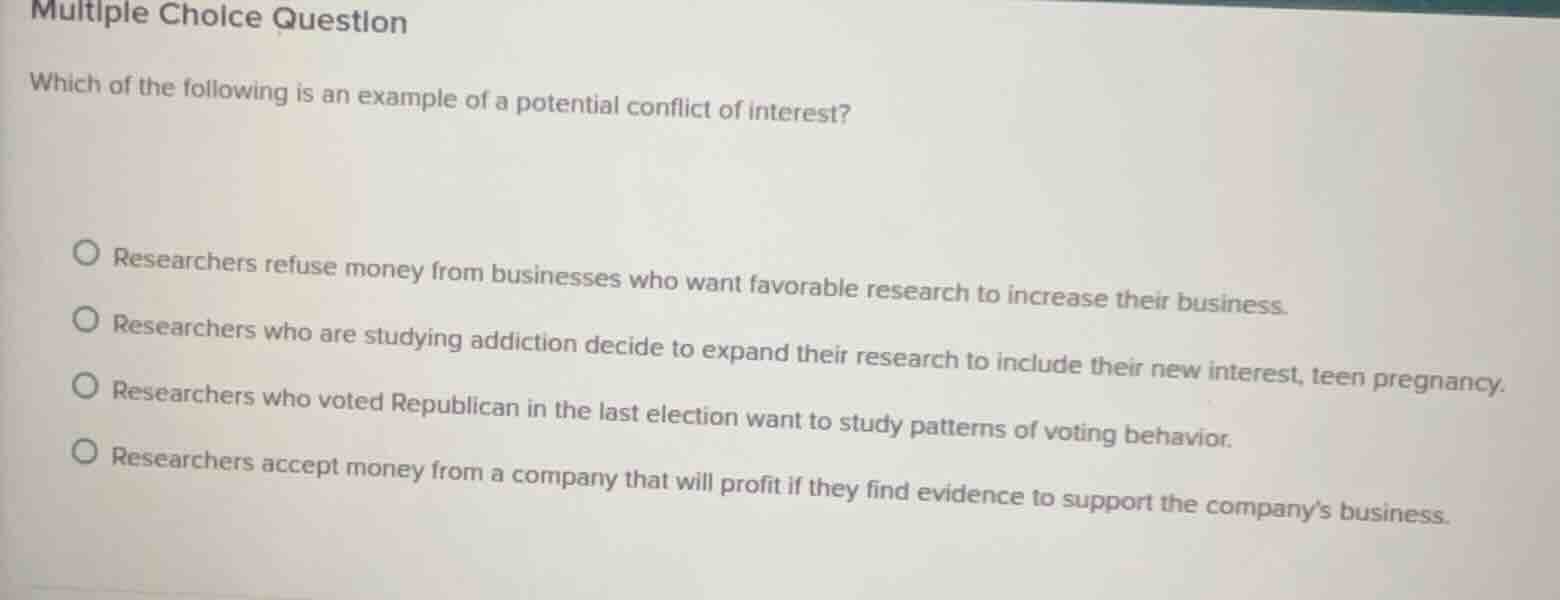 multiple choice question which of the following is an example of a pote…