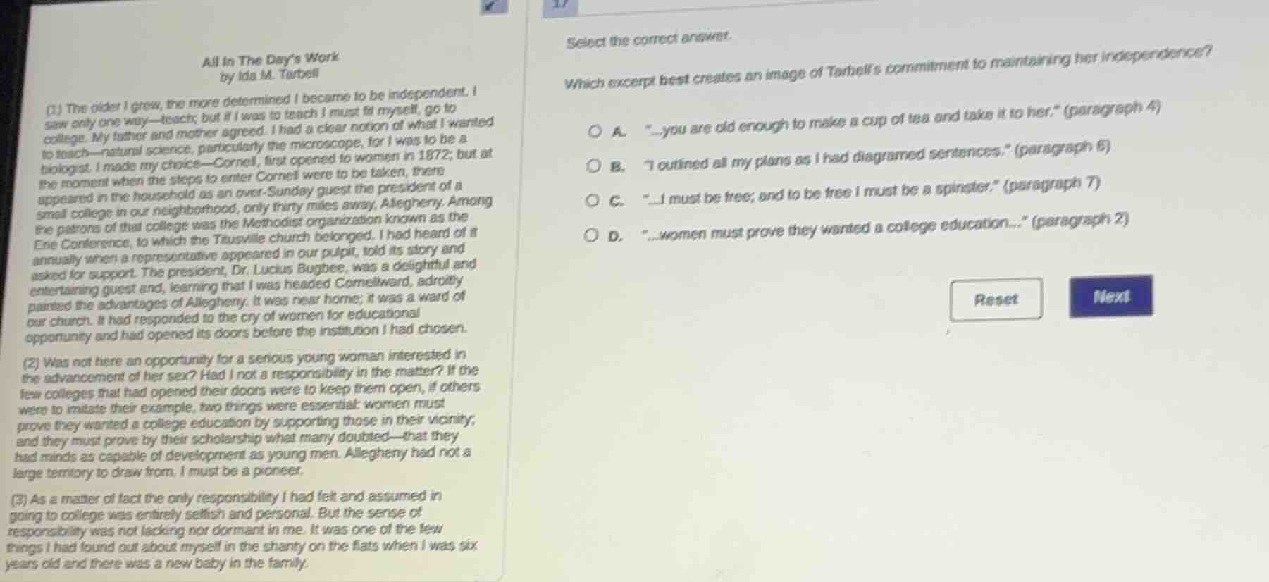 all in the days work by ida m. tarbell (1) the older i grew, the more d…