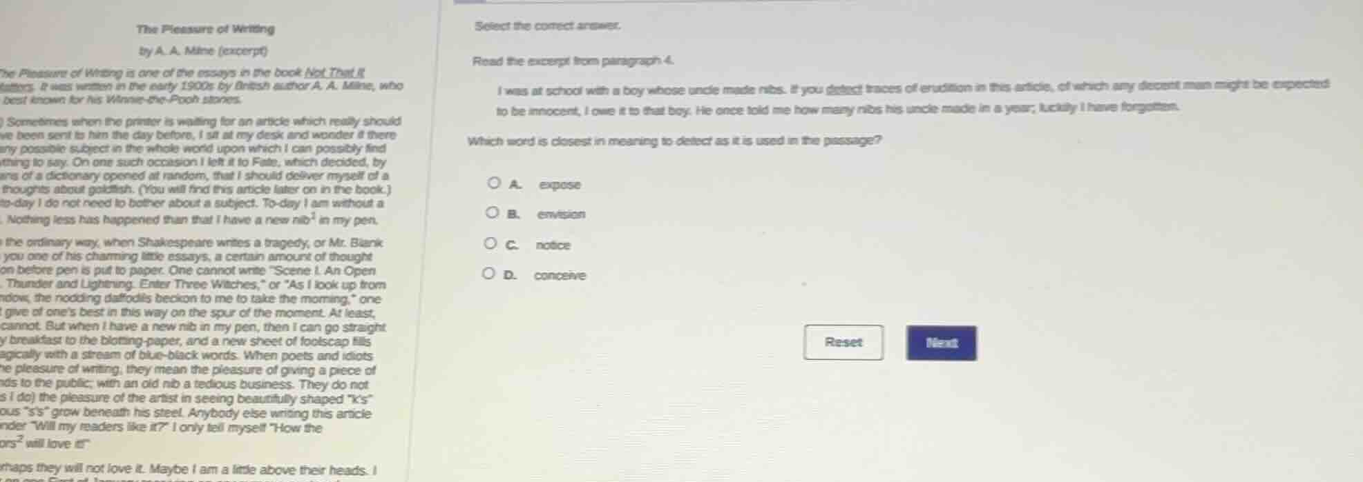 the pleasure of writing by a. a. milne (excerpt) the pleasure of writin…