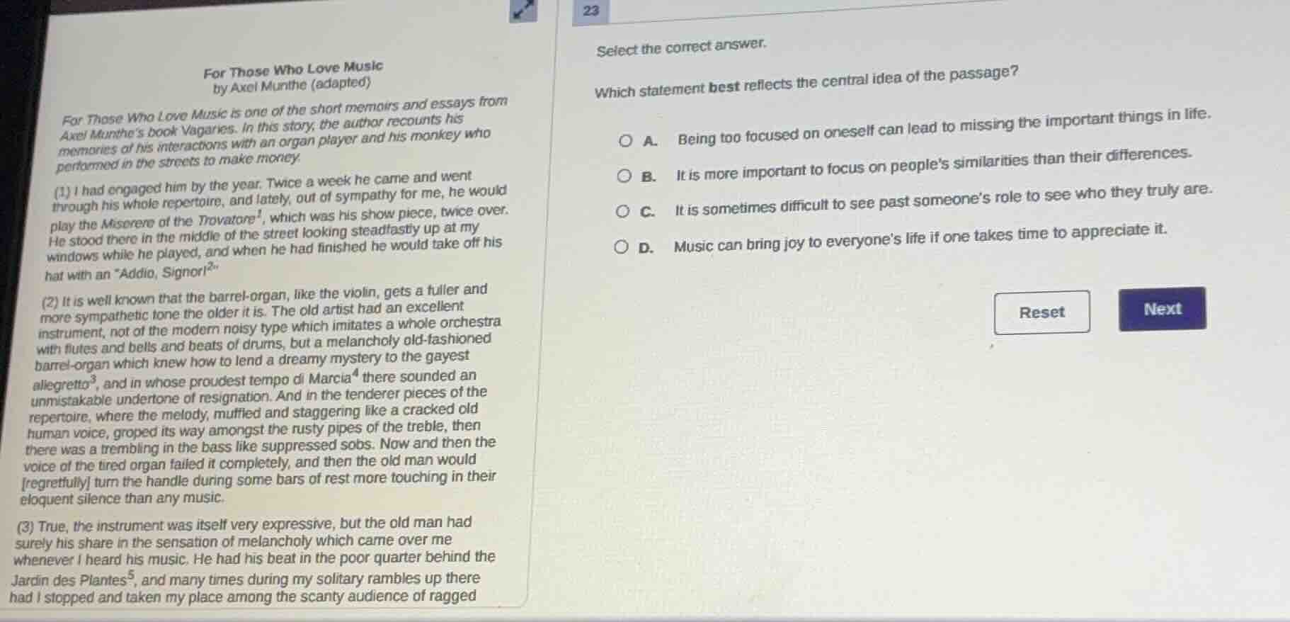 for those who love musicby axel munthe (adapted)for those who love musi…