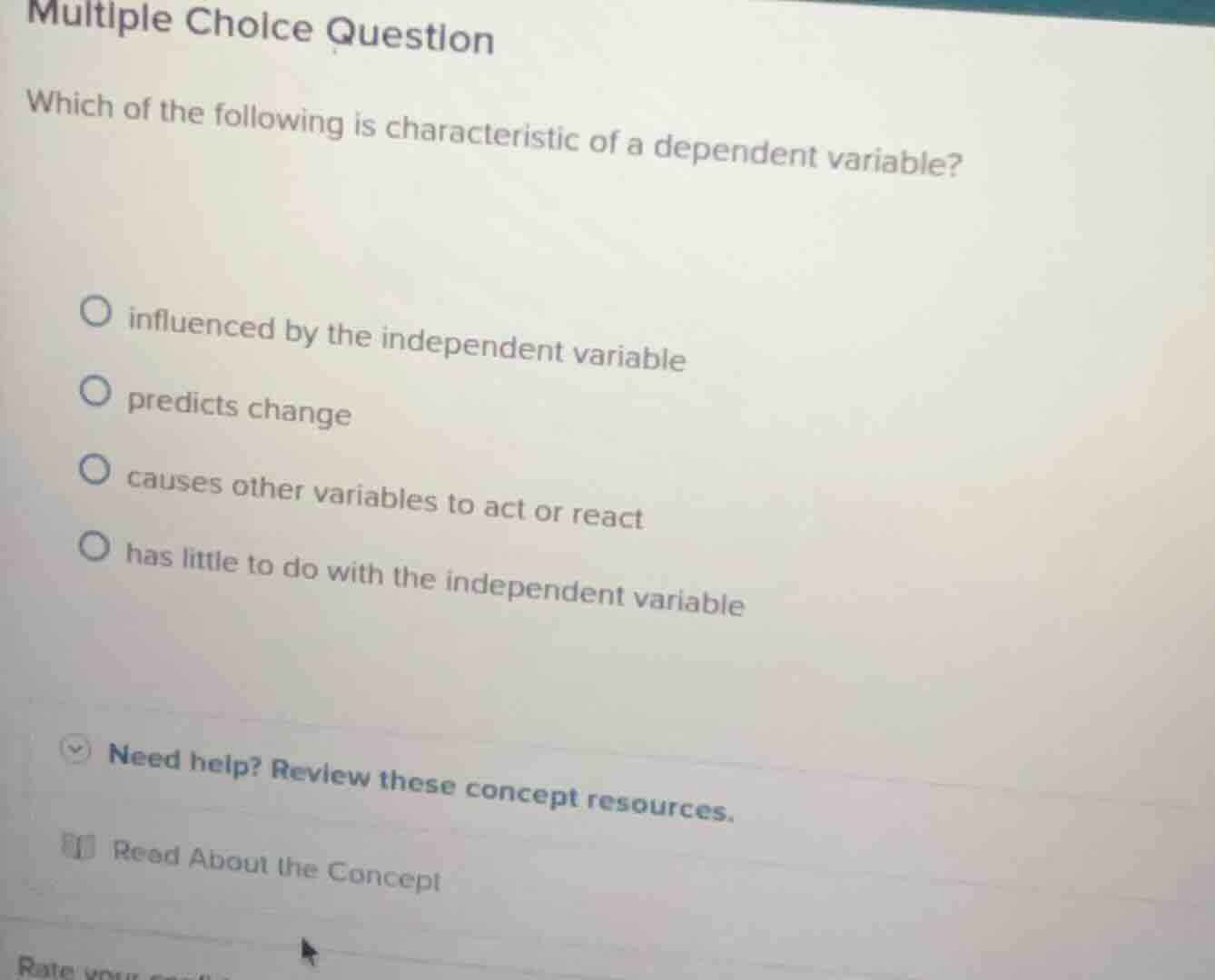multiple choice question which of the following is characteristic of a …