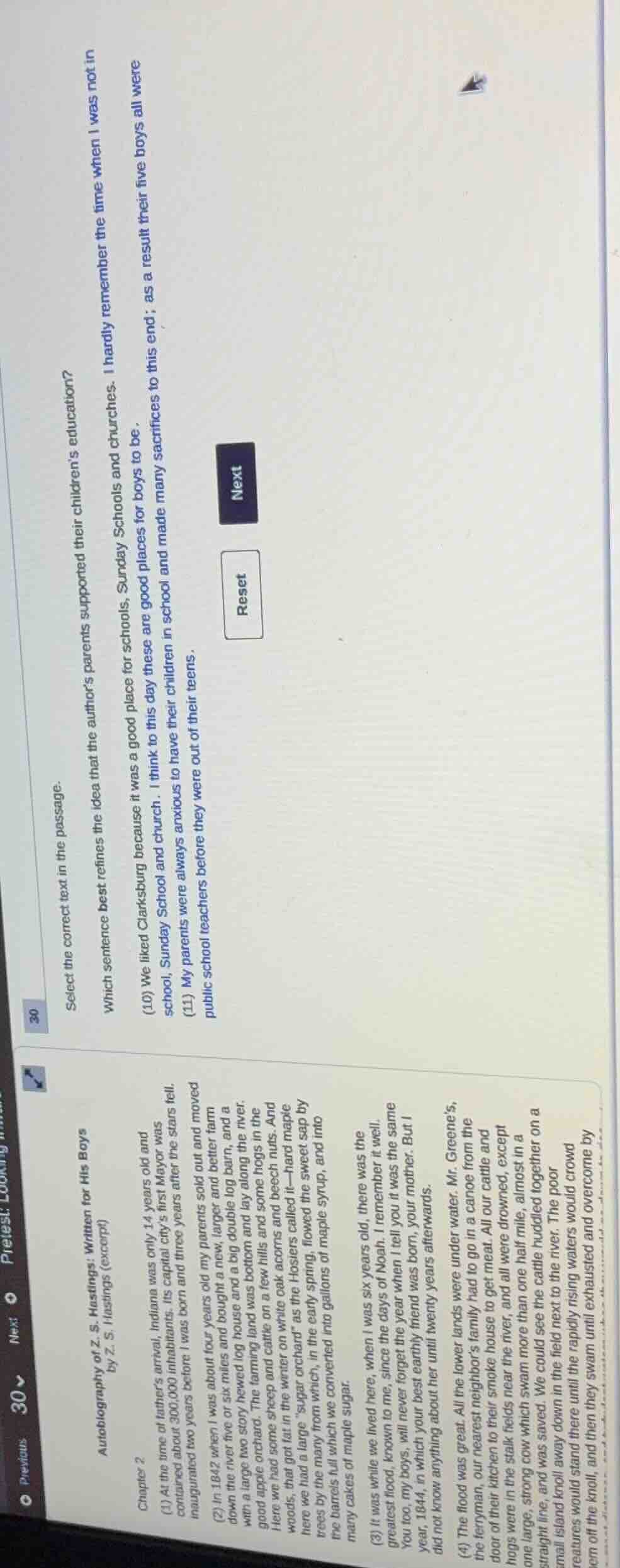 30pretest: lookingautobiography of z. s. hastings: written for his boys…