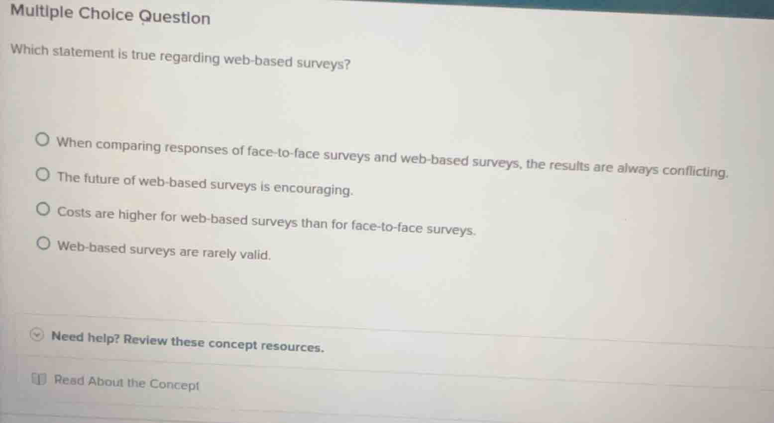 multiple choice question which statement is true regarding web-based su…