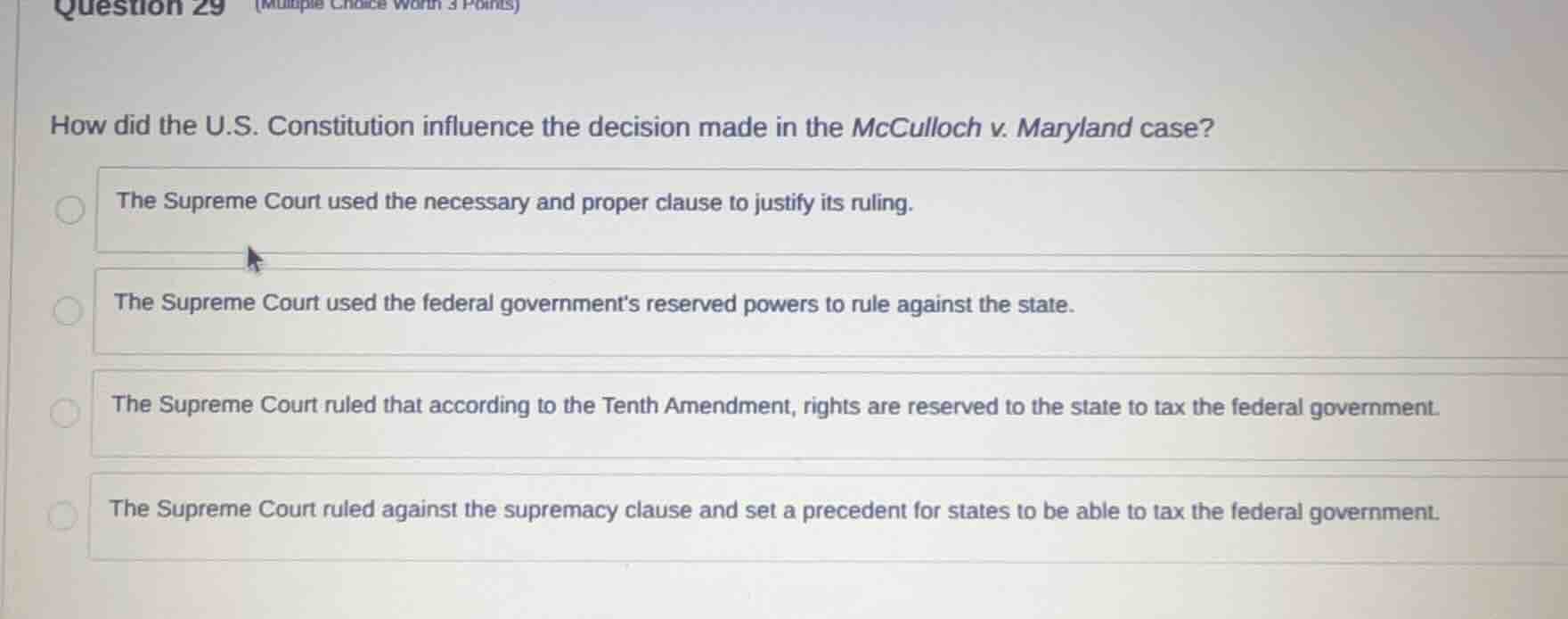 question 29 (multiple choice worth 3 points) how did the u.s. constitut…