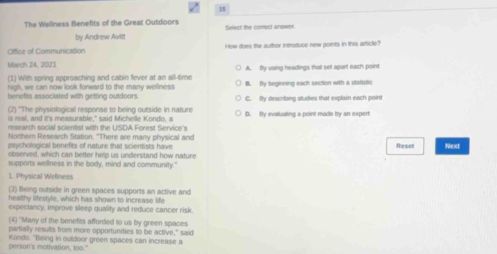 the wellness benefits of the great outdoors by andrew avitt office of c…