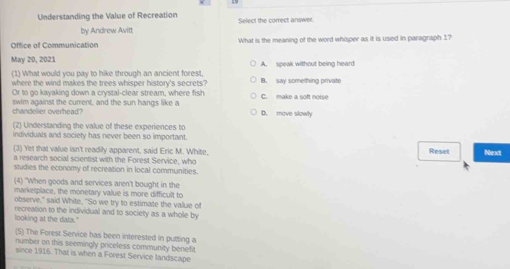 understanding the value of recreation by andrew avitt office of communi…