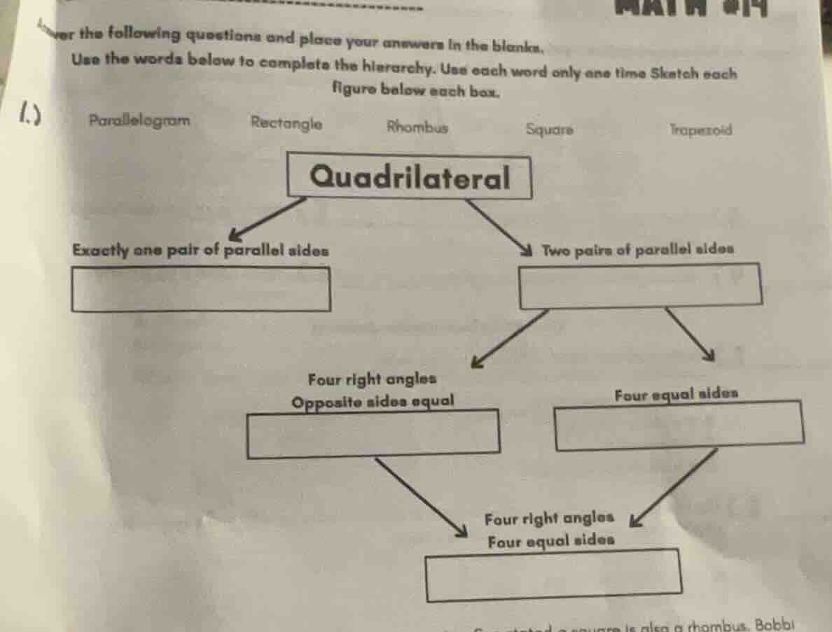 wer the following questions and place your answers in the blanks. use t…