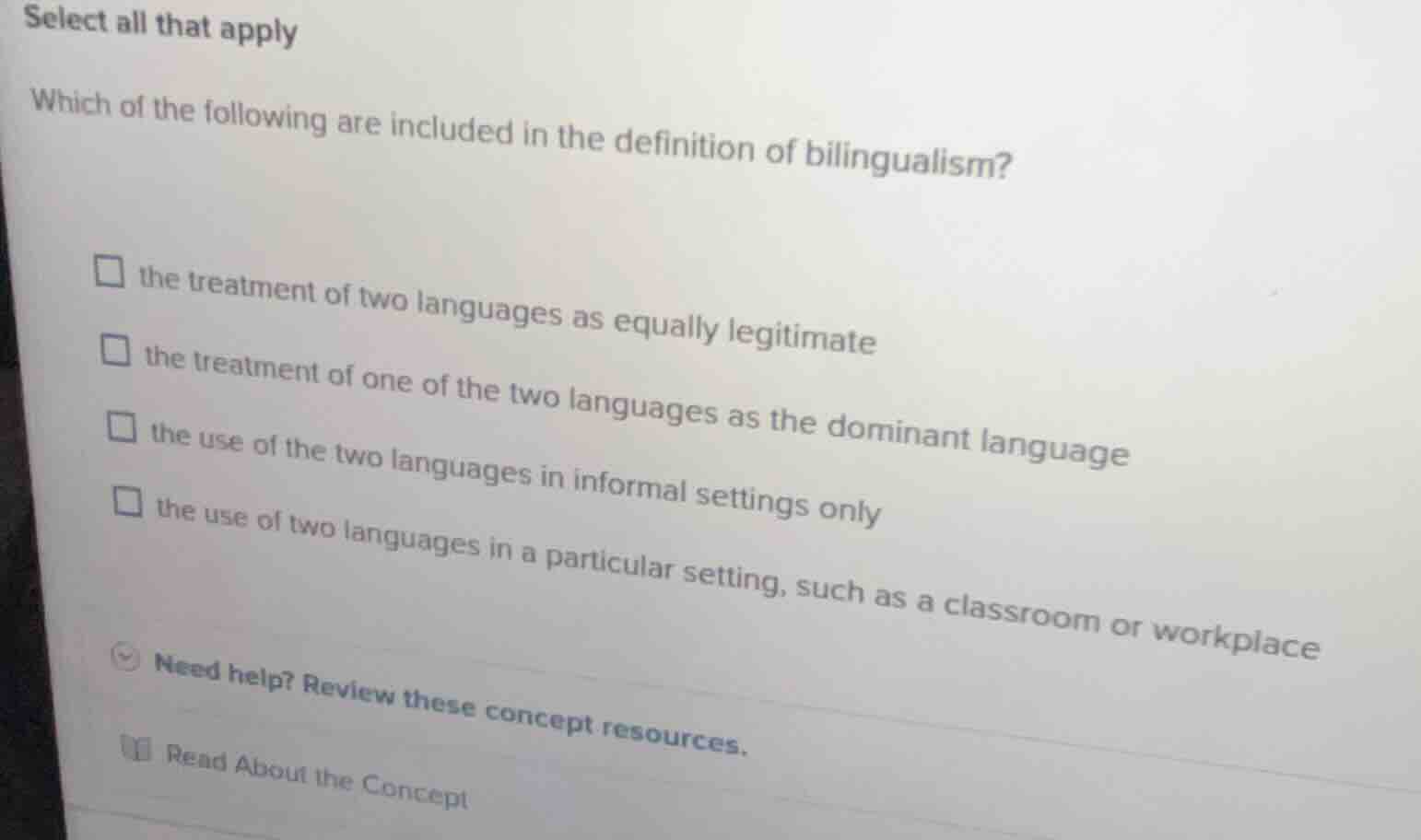 select all that apply which of the following are included in the defini…