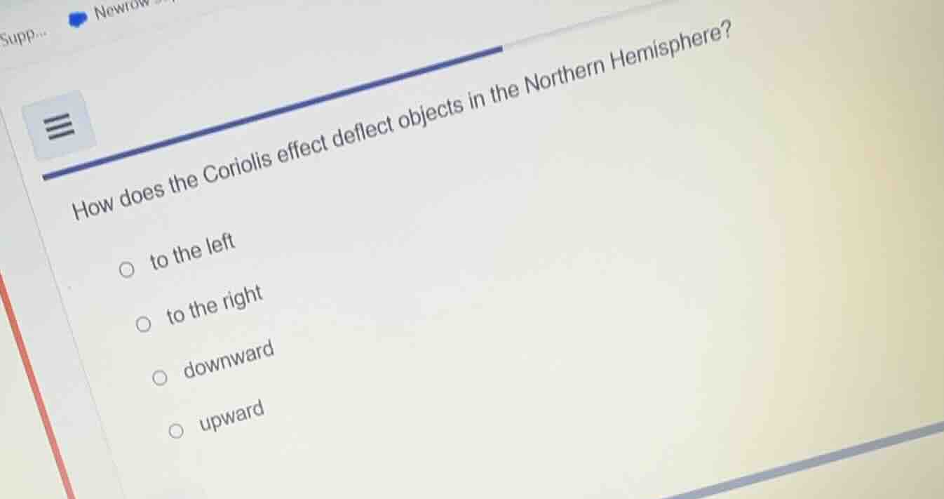 how does the coriolis effect deflect objects in the northern hemisphere…