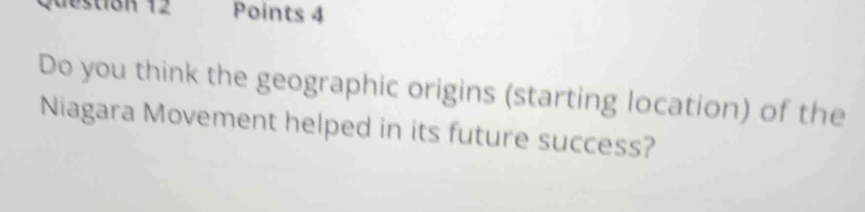 question 12 points 4 do you think the geographic origins (starting loca…